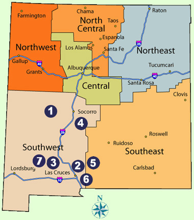 New Mexico Travel Map